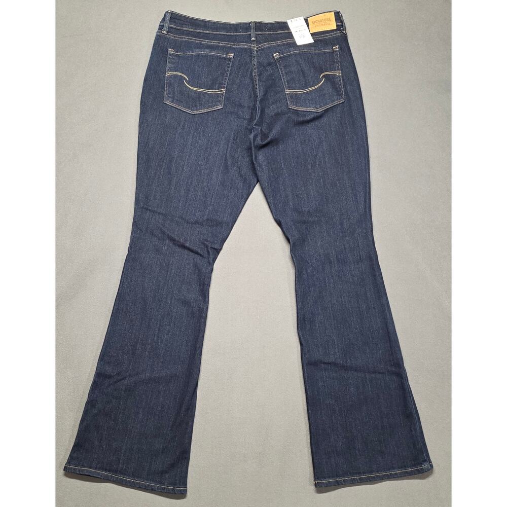 Levis Mid Rise Bootcut Jeans Womens 32x32 Dark Wash Stretch Comfort NWT - Picture 4 of 6